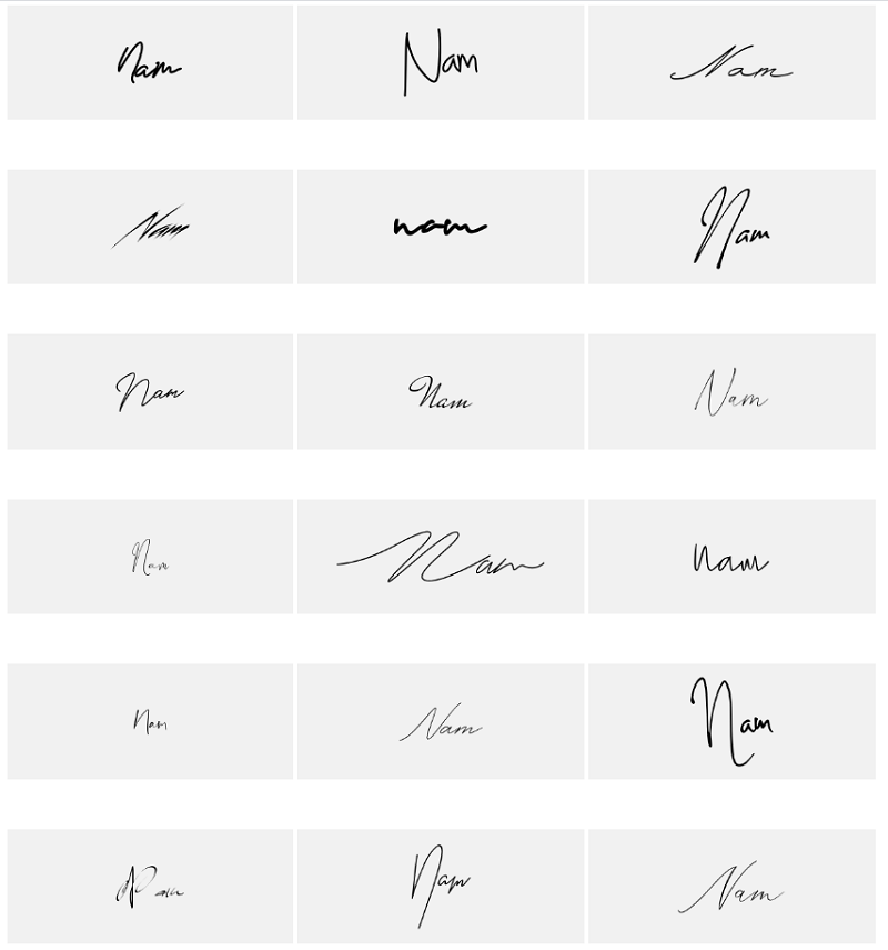Phần mềm tạo chữ ký online cực đẹp theo tên của bạn, top 30 mẫu ...